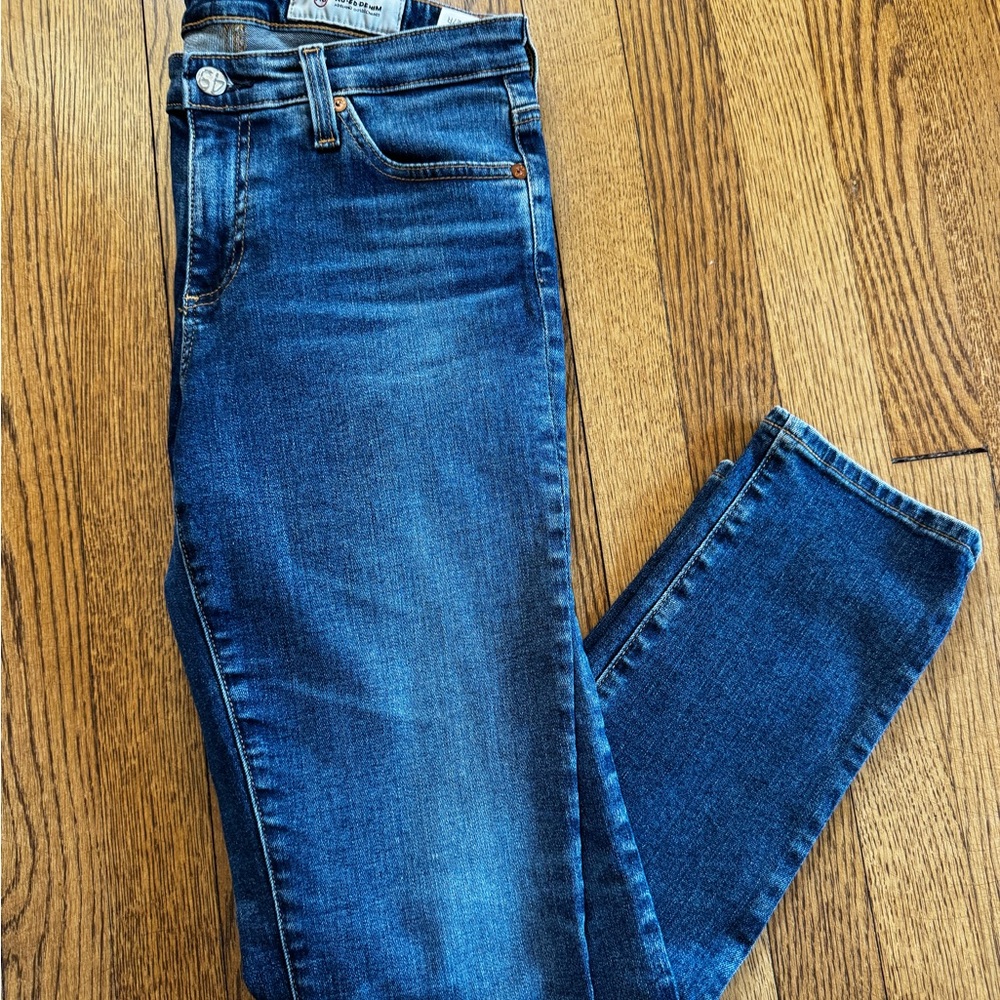 AG Adriano Goldschmied Dark Blue Skinny Jeans